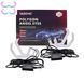 Ангельскі очі BSmart Crystal Angel Eyes ДХВ поворот + RGB BMW F10 F11 F18 F30 F31 F34 110312 фото 1