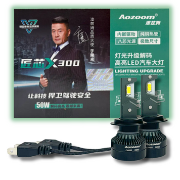 Автолампи LED Aozoom ALH-19 H7 80Вт Canbus 9600Лм 12В