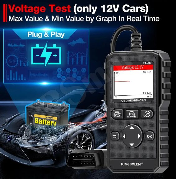Автосканер Kingbolen YA200 OBD-II OBD2