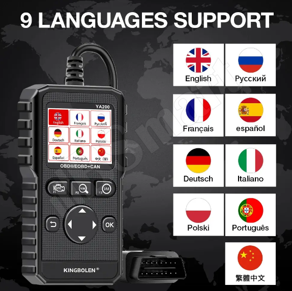 Автосканер Kingbolen YA200 OBD-II OBD2