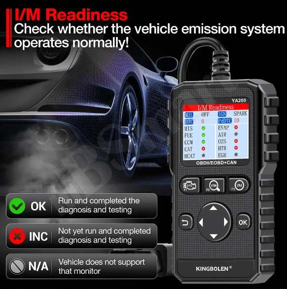 Автосканер Kingbolen YA200 OBD-II OBD2