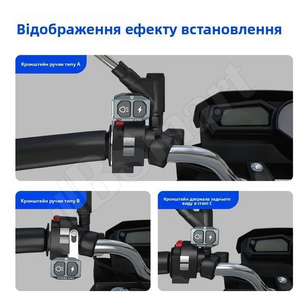 Безпроводная кнопка для мотофар Future Eyes wireless button