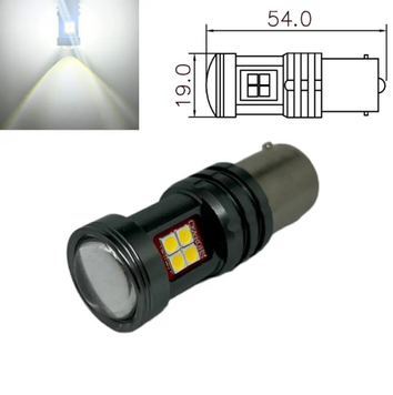 Автолампа світлодіодна LED BSmart BS8t P21W 1156 BA15s 3030 15SMD 12В - 24В біла